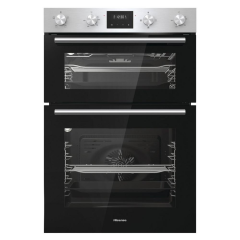 Hisense BID95211XUK 59.4Cm Built In Electric Double Oven - Stainless Steel